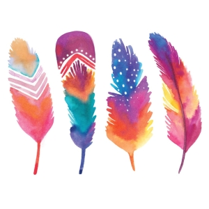 Sioou Temporary Tattoo Mini Feathers