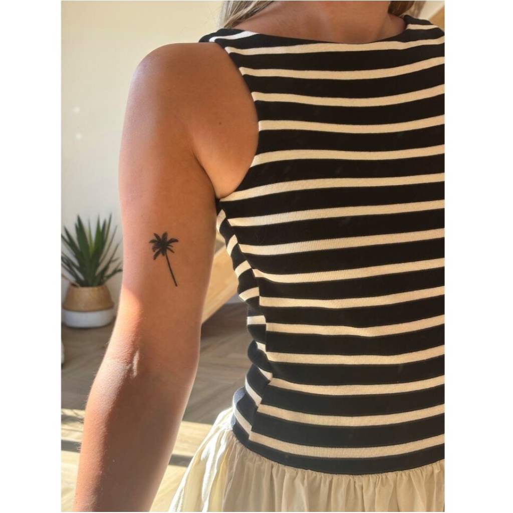 Sioou Temporary Tattoo Palm tree