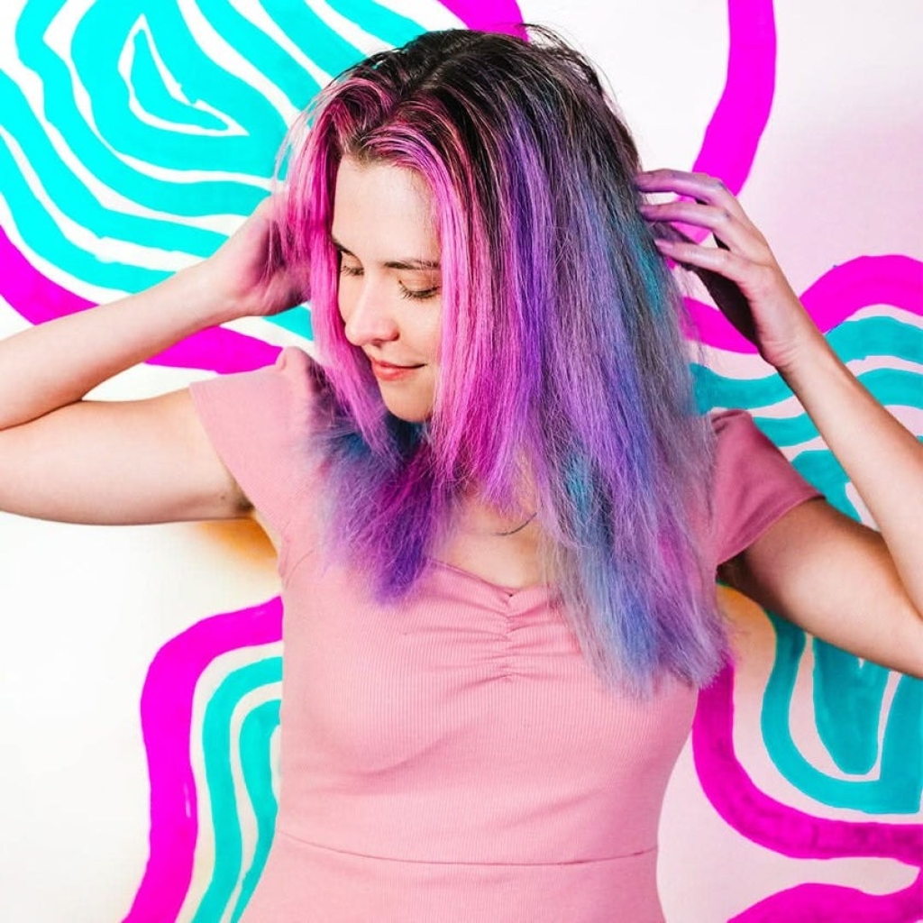 Unicorn Snot - Wash Out Hair Paint - SNAP Aqua Blue