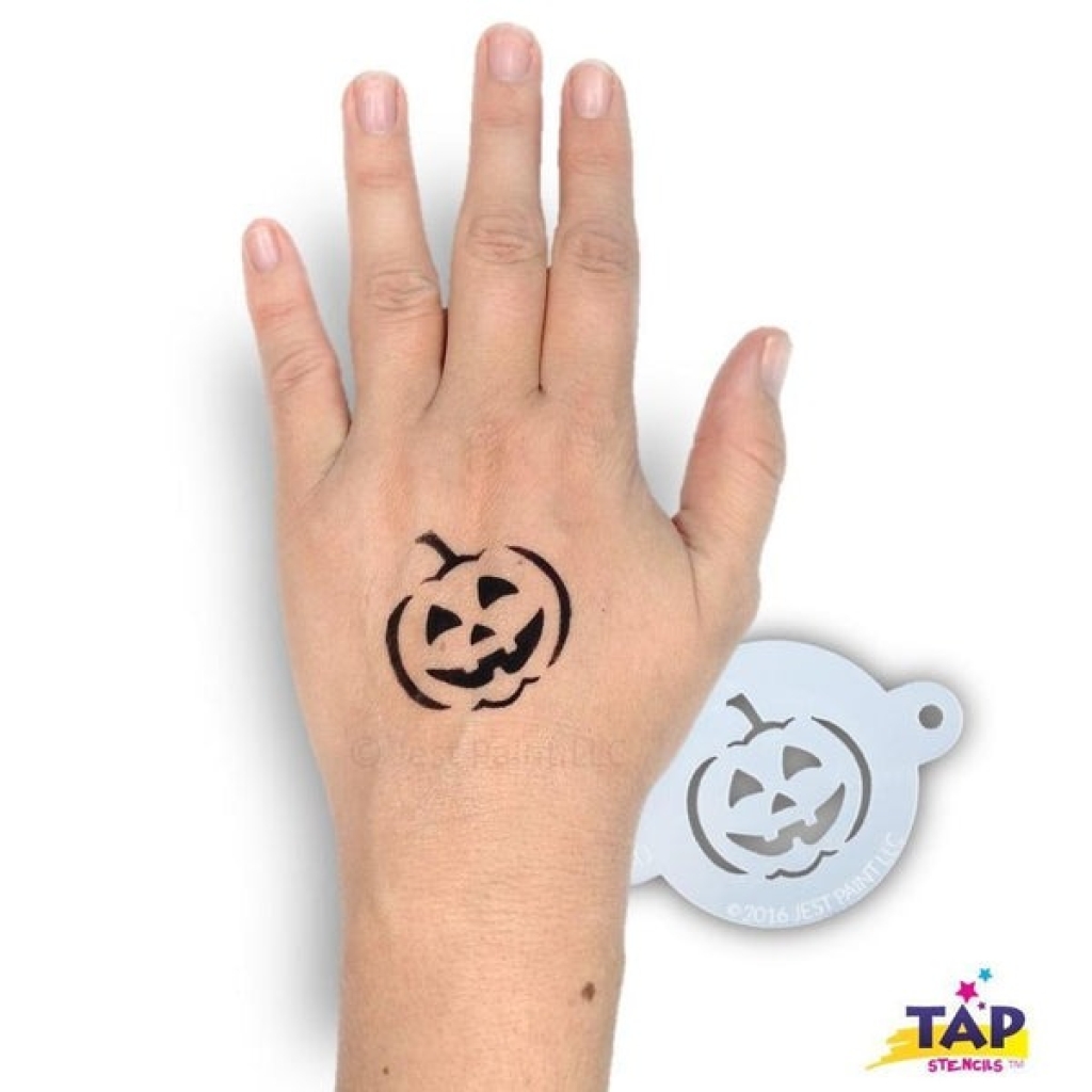 TAP 026 Face Painting Stencil - Jack Lantern (Pumpkin)
