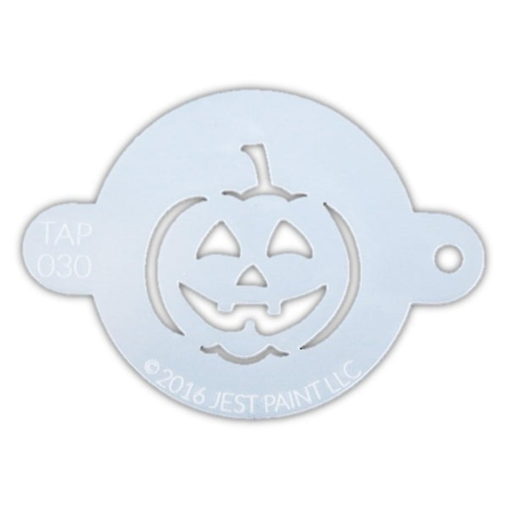 TAP 026 Face Painting Stencil - Jack Lantern (Pumpkin)