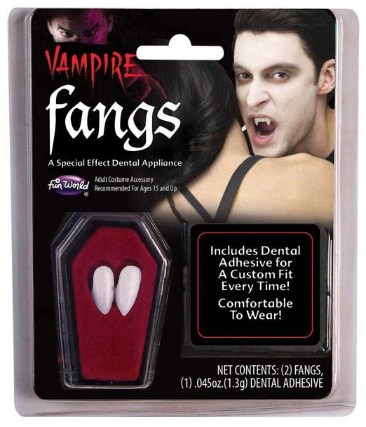 Vampire Fangs Injection PXP Vampire Fangs Teeth Caps (incl adhesive dental putty) | Dublin Body ...