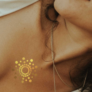 Bijoux Indiscrets Nipple Pasties - Mimi Metallic Temporary Tattoo