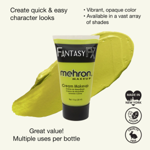 Mehron Fantasy FX Cream Makeup - Ogre Green