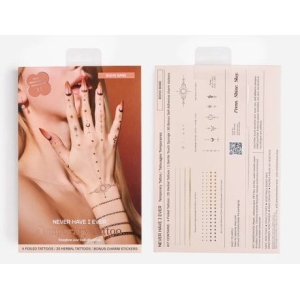Never Have I Ever - Boho Babe - Temporary Tattoos Set