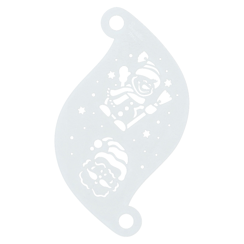 Superstar Stencil - Winter Friends ( Snowman + Santa)