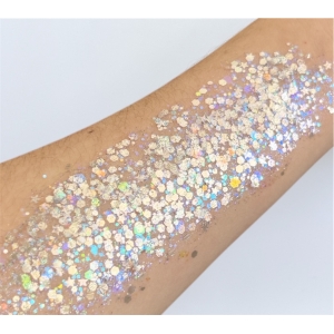 Amerikan Body Art Glitter Creme - Moonlight 15g (Silver and Blue)
