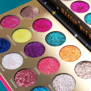 Rude Cosmetics - United Shades of Glitter - 21 Pressed Glitter Eyeshadow Palette