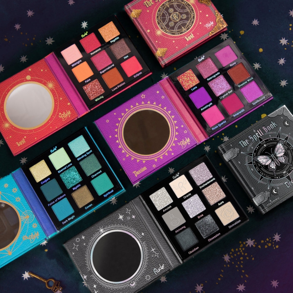 Rude Cosmetics – The Spell Book Eyeshadow Palette - Lust