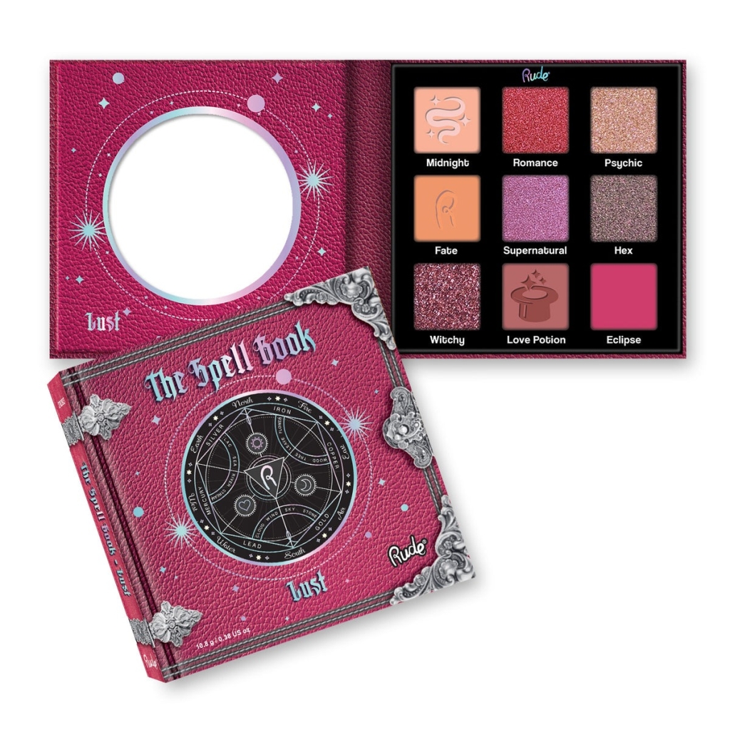 Rude Cosmetics – The Spell Book Eyeshadow Palette - Lust