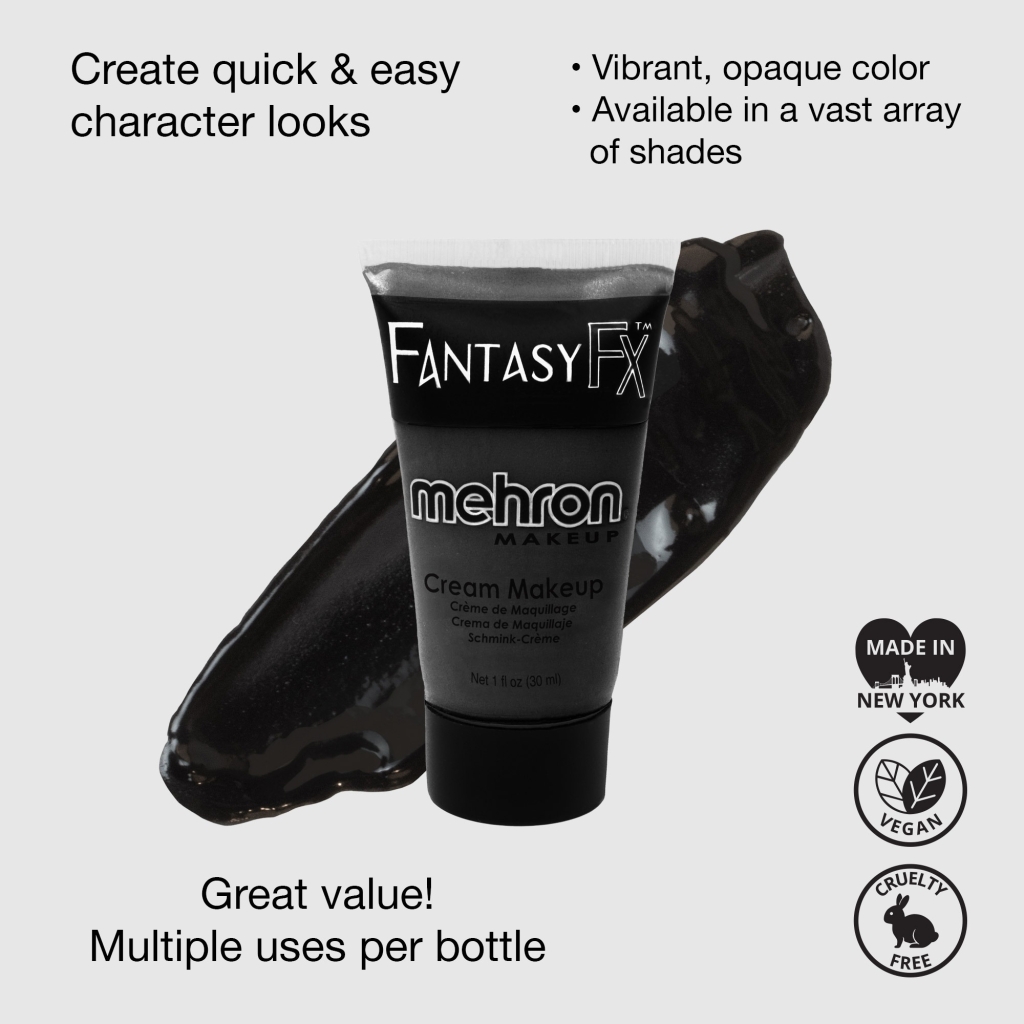 Mehron Fantasy FX Cream Makeup - Black