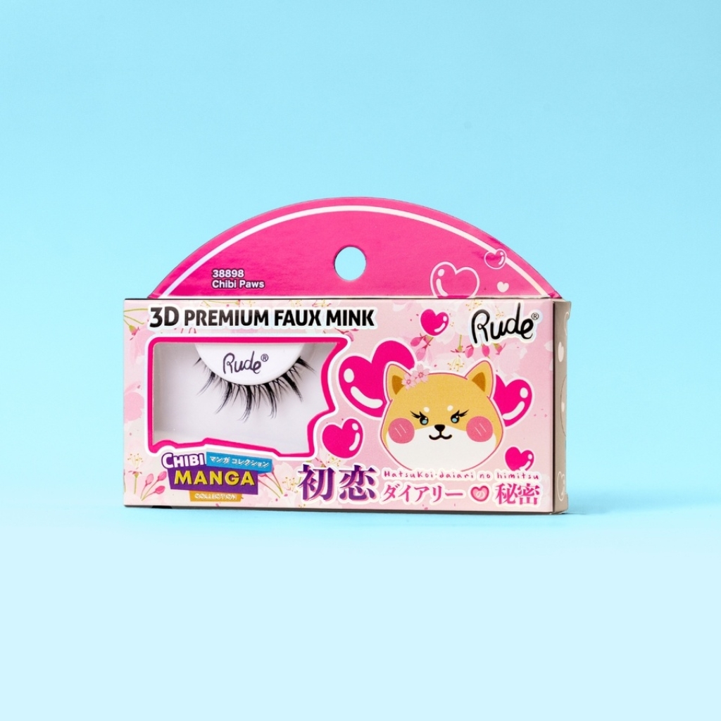 Rude Cosmetics Chibi Manga 3D Faux Mink Lashes - Chibi Paws