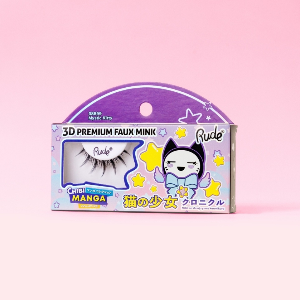 Rude Cosmetics Chibi Manga 3D Faux Mink Lashes - Mystic Kitty