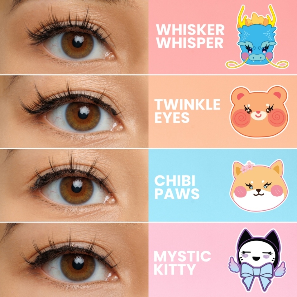 Rude Cosmetics Chibi Manga 3D Faux Mink Lashes - Whisker Whisper