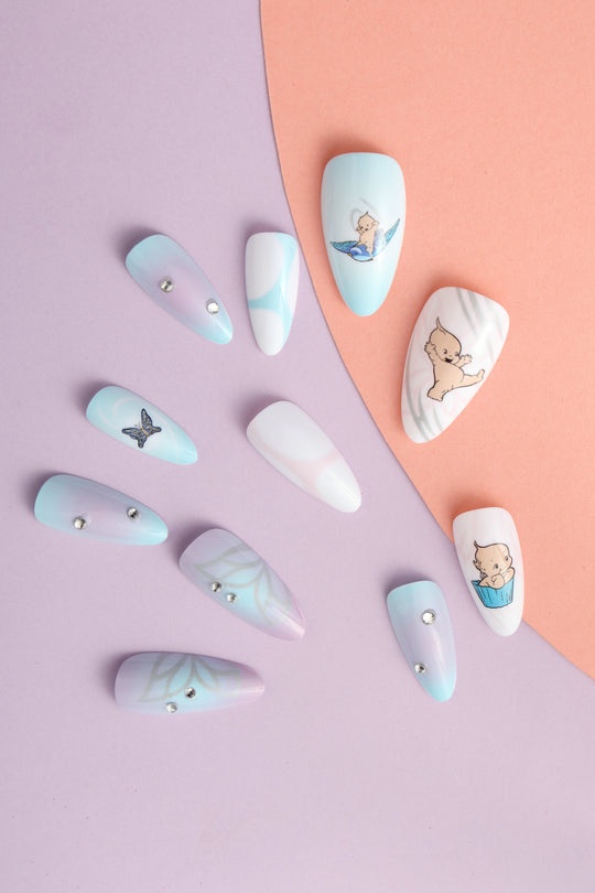 Never Have I Ever - Press on Nails - Aura Kewpie