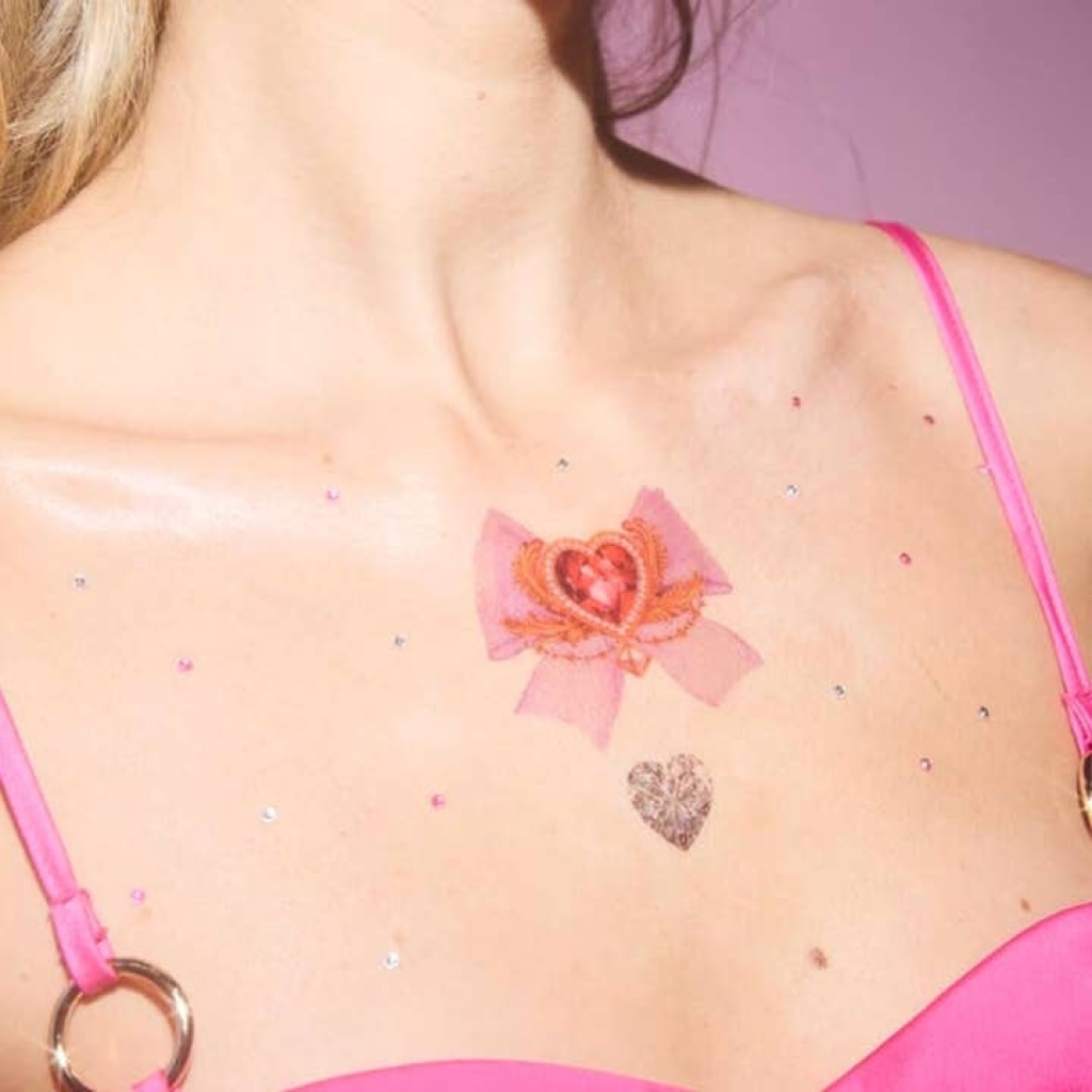 Never Have I Ever - Rococo Hearts - Temporary Tattoos