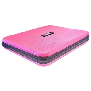 Jest Paint - Ultimate Professional Face Painting Case with Two Removable Foam Inserts (Pink)