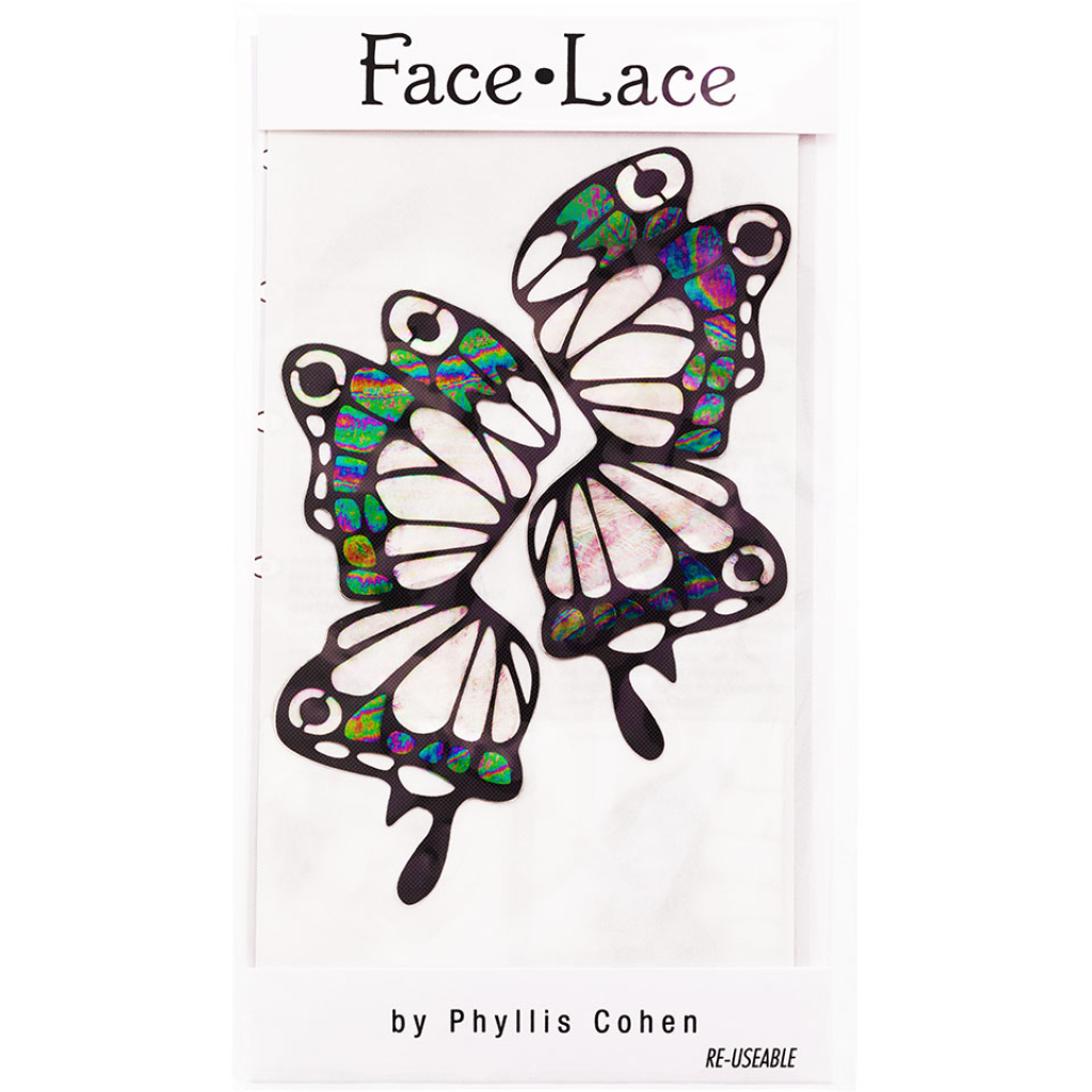 Face Lace - Iridisa (Butterfly Wings)