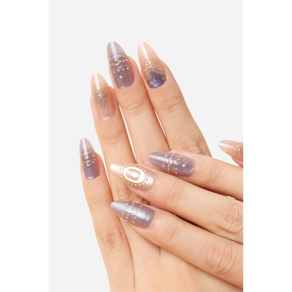 Never Have I Ever - Almond Press-on Nails - Dance Moon