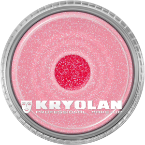 Kryolan Polyester Glimmer Coarse - PAstel Red (glitter)